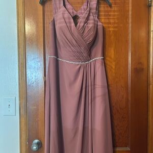 Christina Wu Marsala Gown